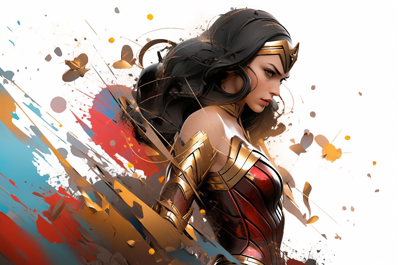 Some wonder woman, If you like my work please follow my page for more Ai art
