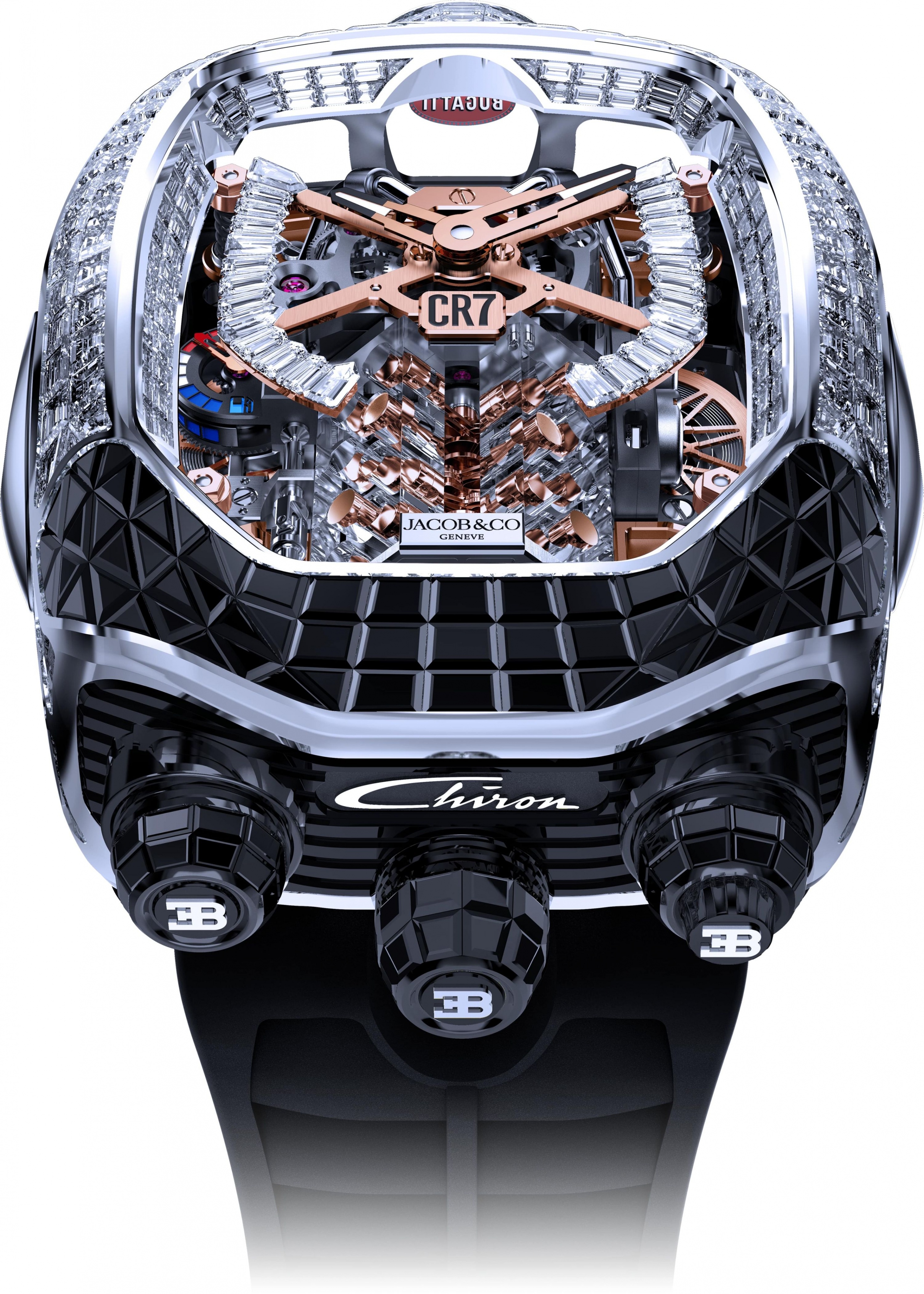 Jacob & Co. Bugatti Chiron Baguette CR7 Pièce Unique – Posts – Timekeepers  Club