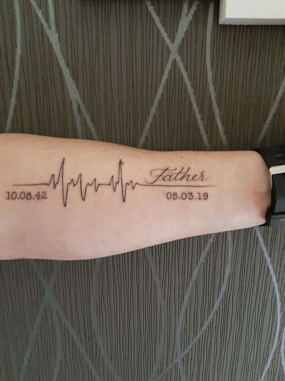 23+ Heartfelt and Fascinating Heartbeat Tattoo Concepts ...