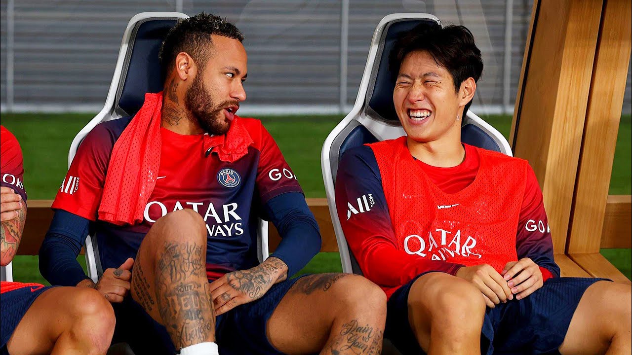 Best of Neymar and Kang-in Lee | The new PSG bromance - YouTube