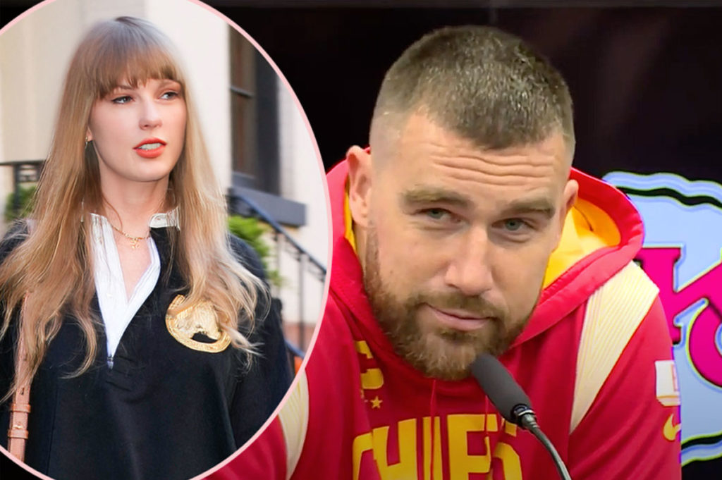 How Travis Kelce Responds To Being Asked If He's In Love With Taylor Swift!  - Perez Hilton