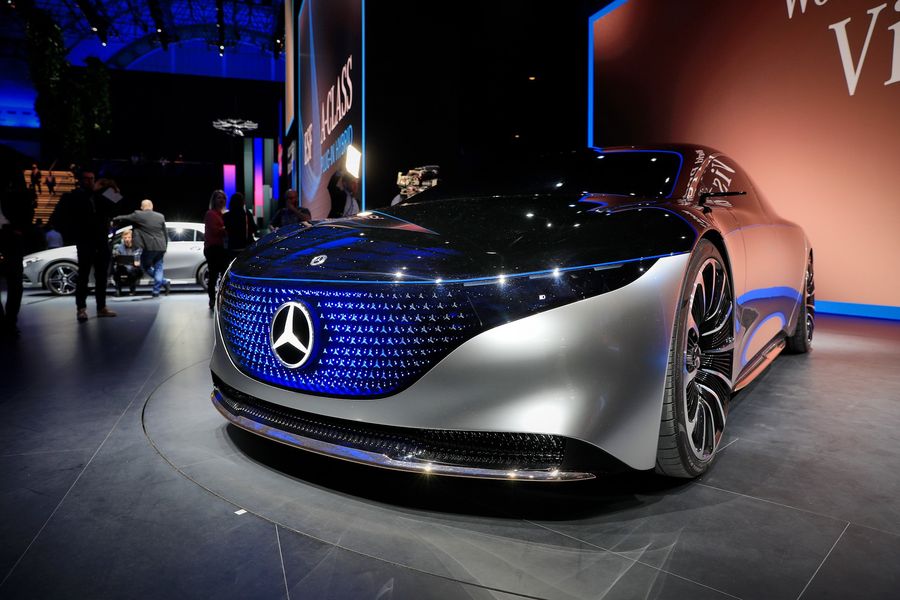 Mercedes EQS Vision - the future of luxury electric cars