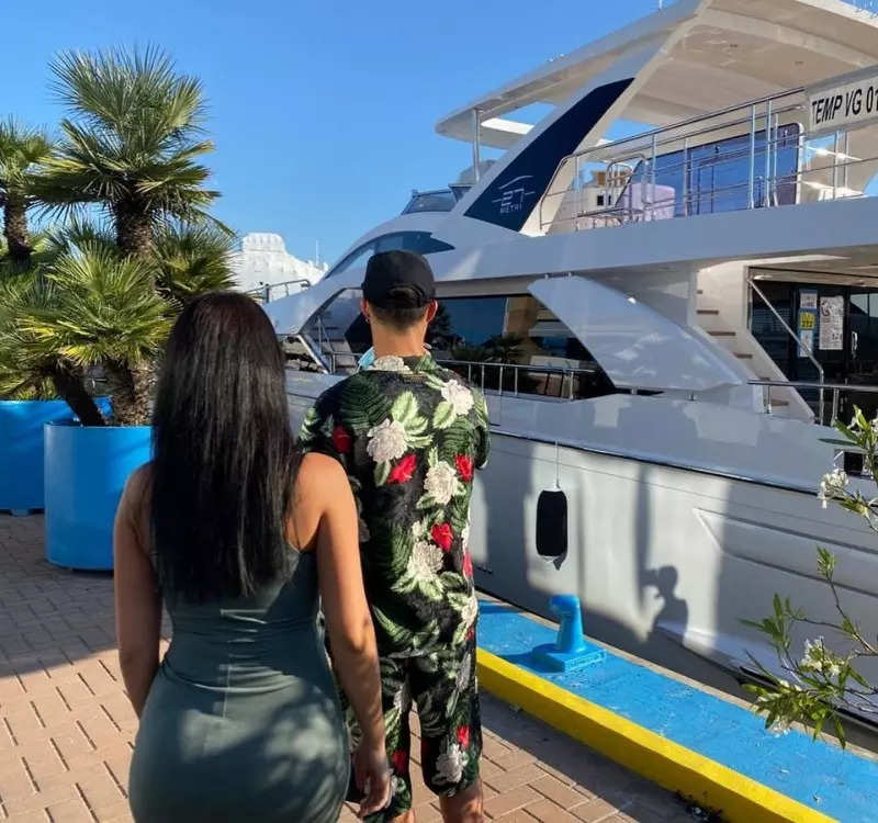 Cristiano Ronaldo's girlfriend Georgina Rodriguez shares pictures from lavish yacht holiday with kids