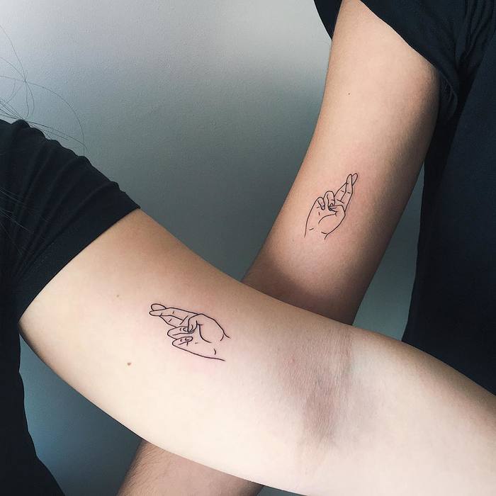 50 Powerful Matching Tattoos