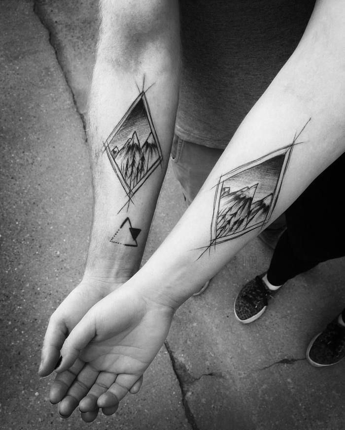 50 Powerful Matching Tattoos