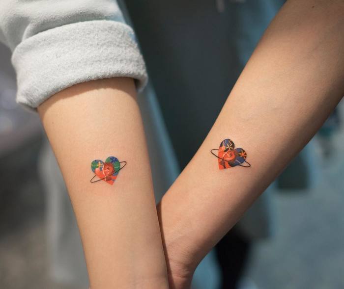 50 Powerful Matching Tattoos