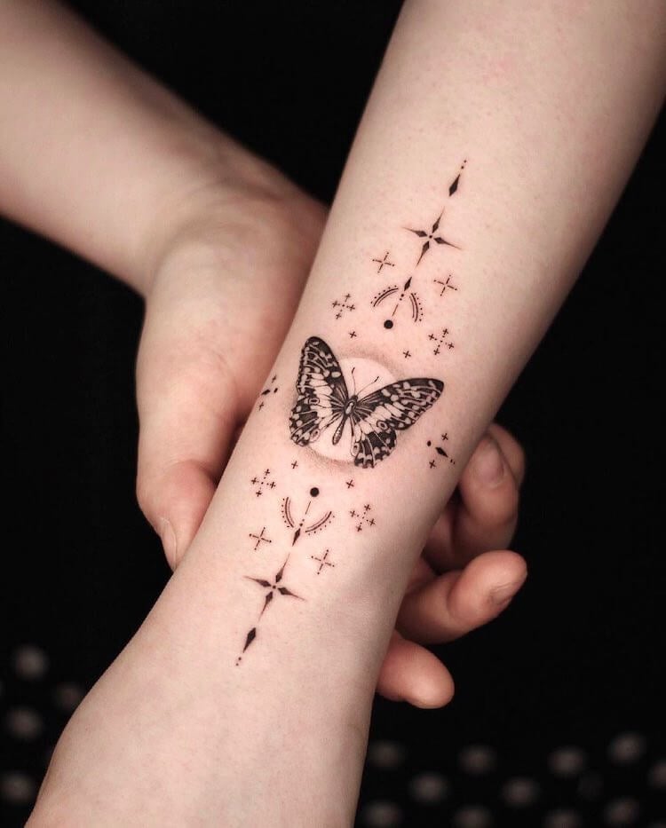 Gorgeous Butterfly Tattoo