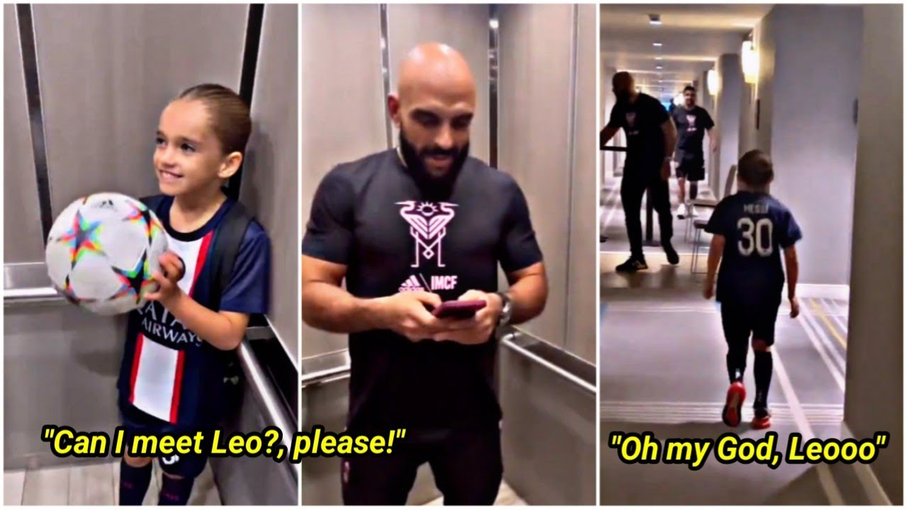 Wesley Sneijder's child meeting Messi is the most wholesome video (via yolanthecabau/IG) #shorts - YouTube