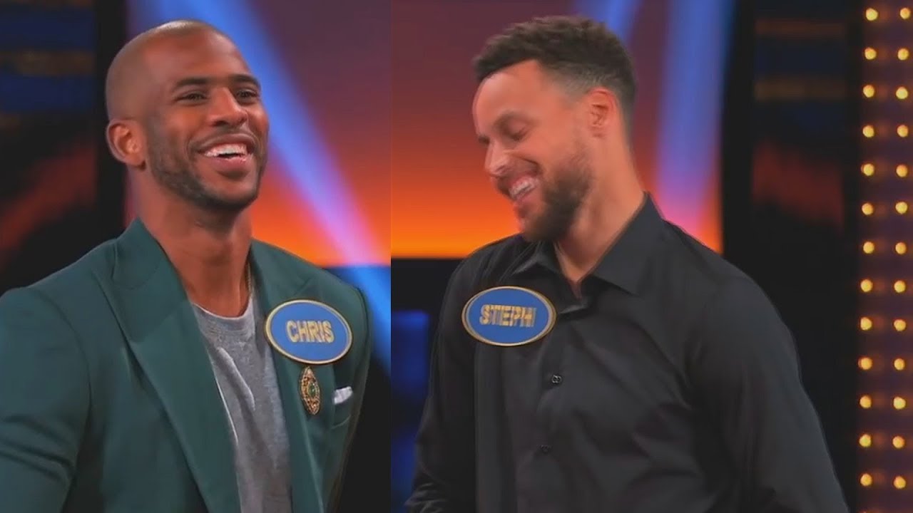 Stephen Curry Gives Chris Paul Another Loss On The Family Feud! - YouTube