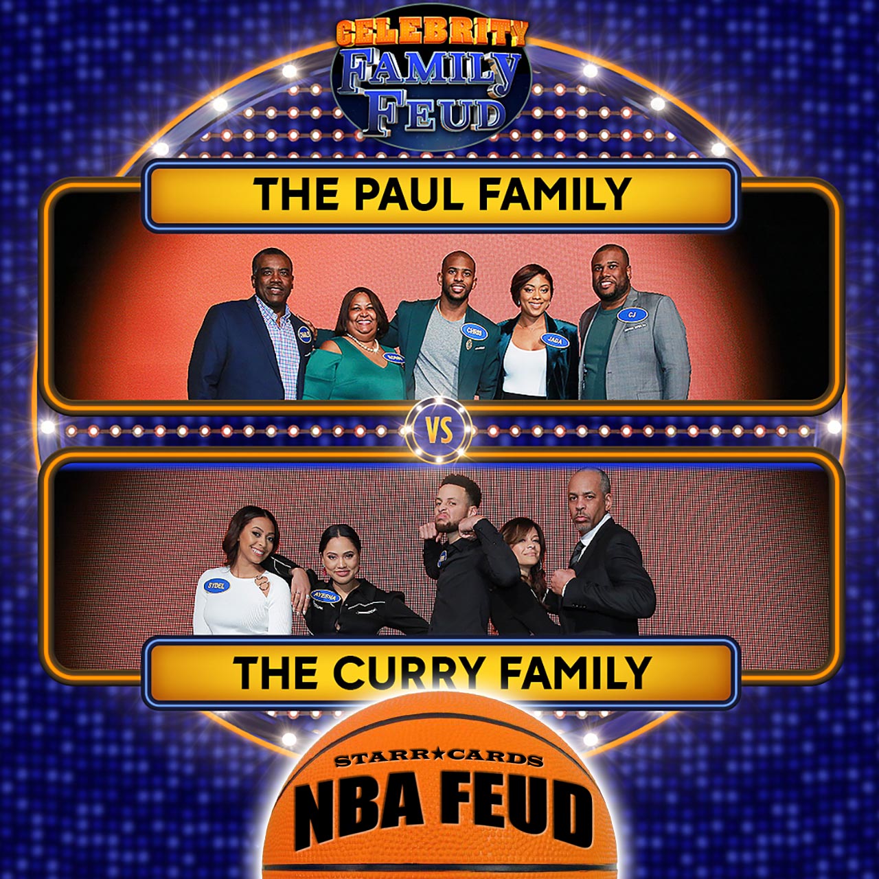 NBA Family Feud: CP3, Steph Curry, et al. star on popular gameshow