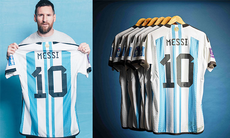 Messi's 2022 World Cup jerseys predicted to top $10m at auction - GulfToday