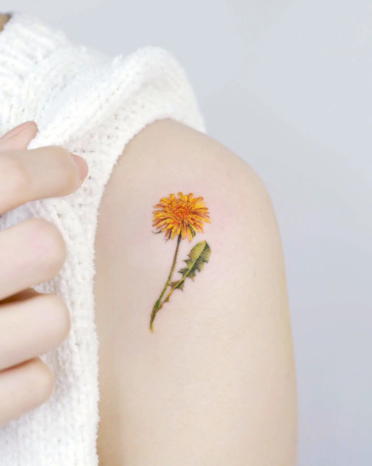 Dandelion Tattoo Ideas 10