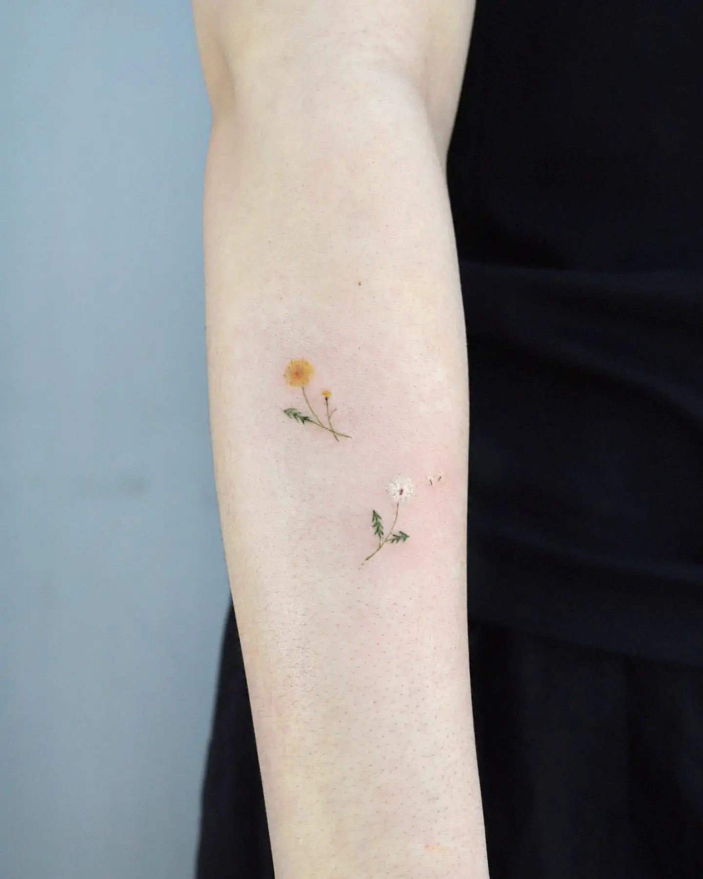 Dandelion Tattoo Ideas 22