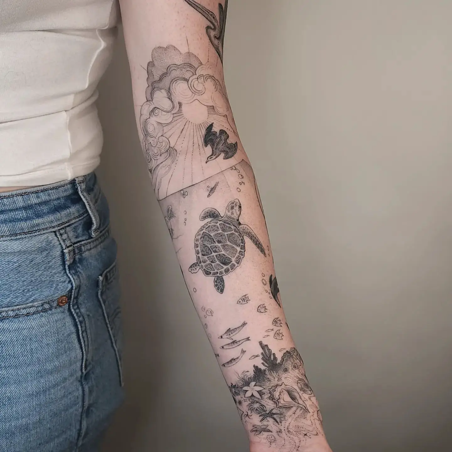 Ocean Tattoo Ideas 13