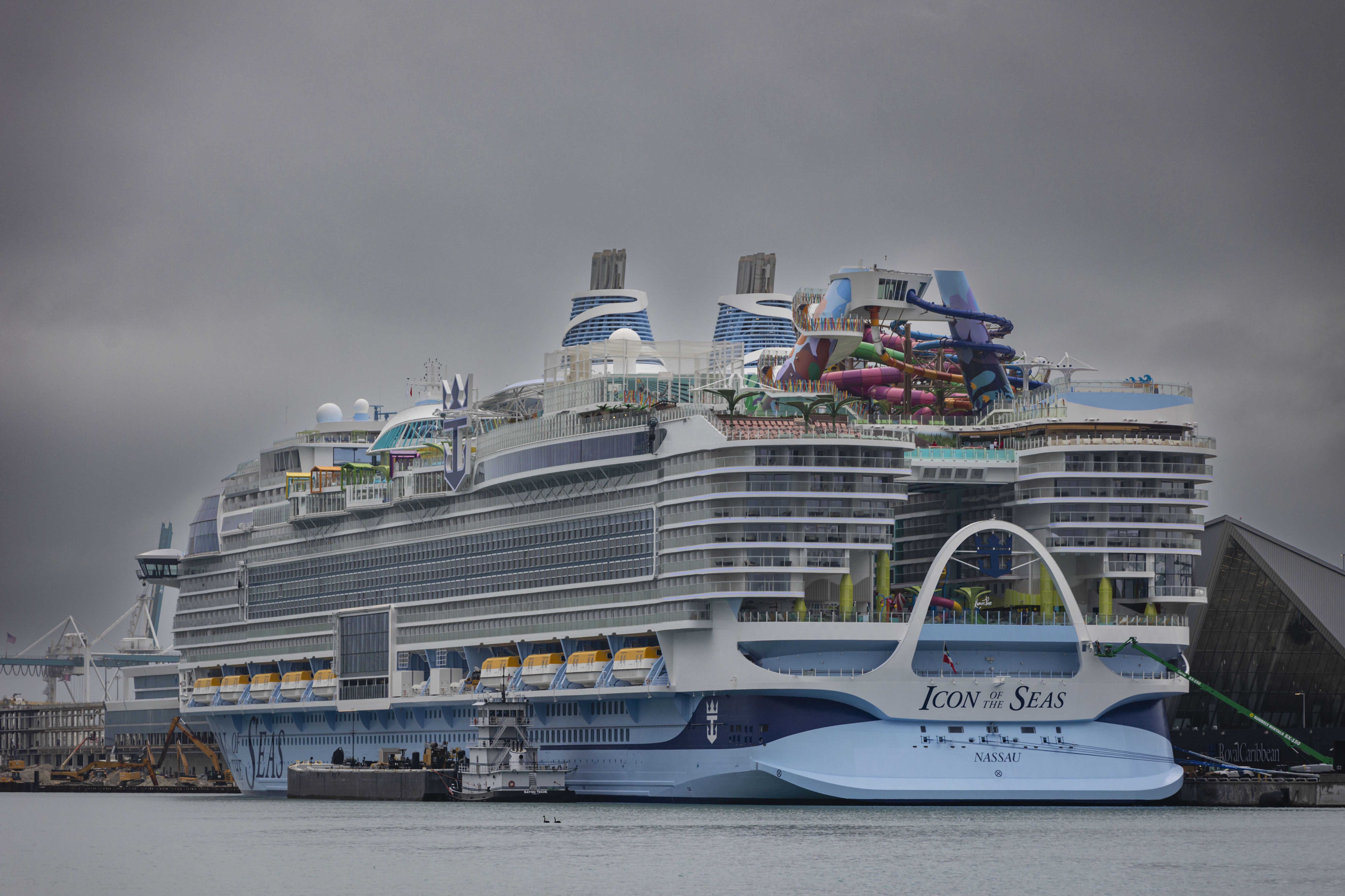 The Royal Caribbean vessel is called the Icon of the Seas