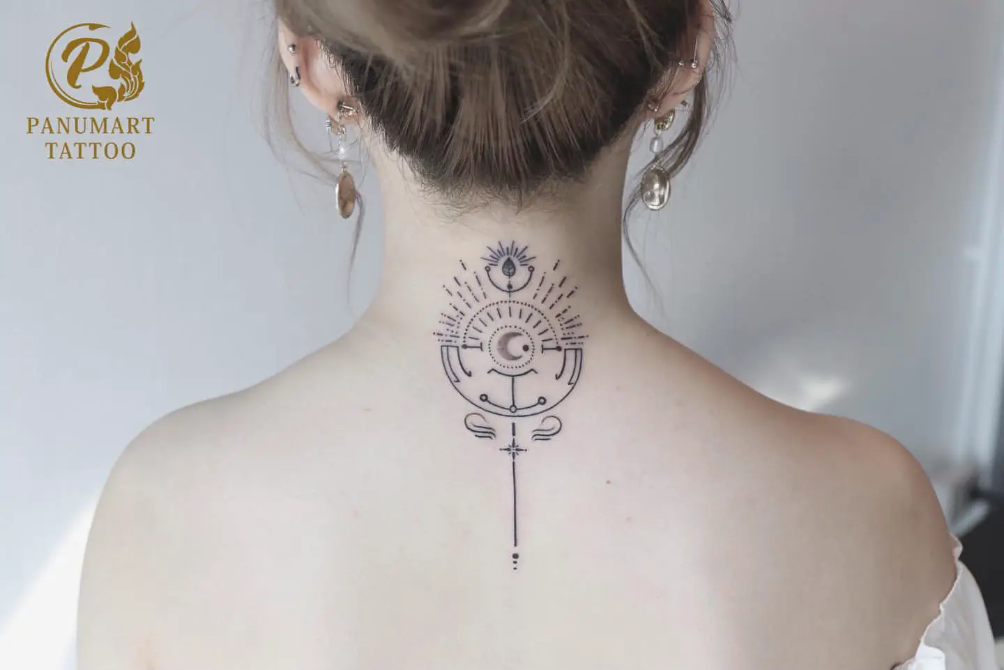 Neck Tattoos for Women 2