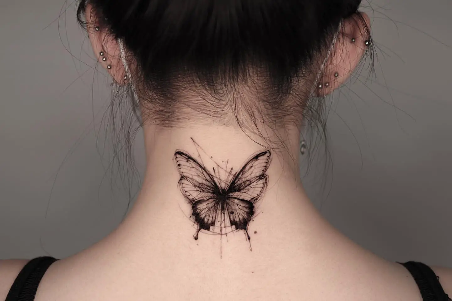 Neck Tattoos for Women 27