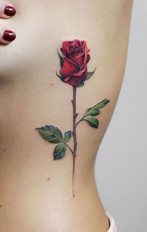 SNORTING ROSE TATTOOS FOR LADIES