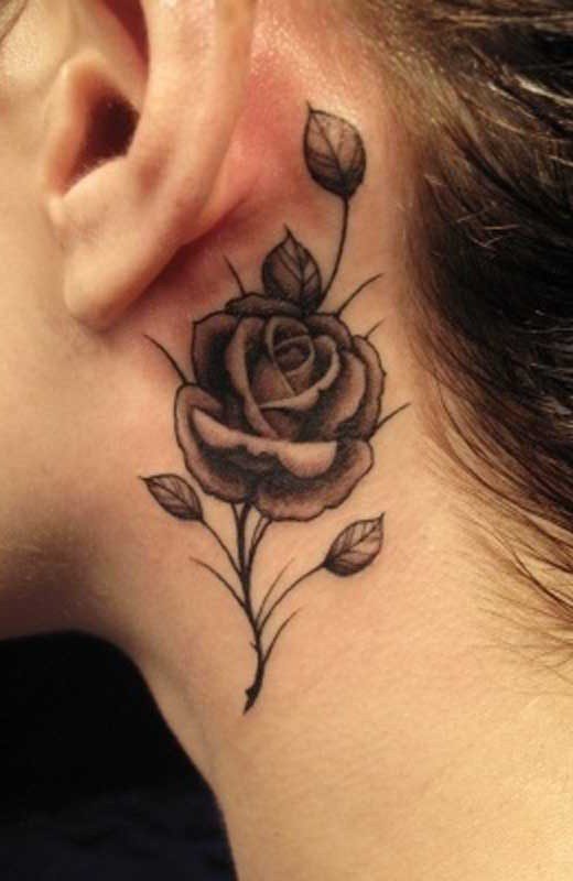 SNORTING ROSE TATTOOS FOR LADIES