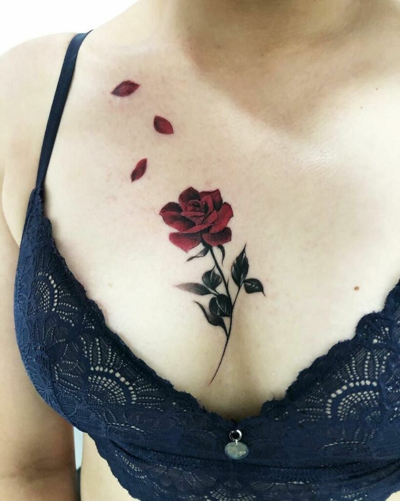 SNORTING ROSE TATTOOS FOR LADIES