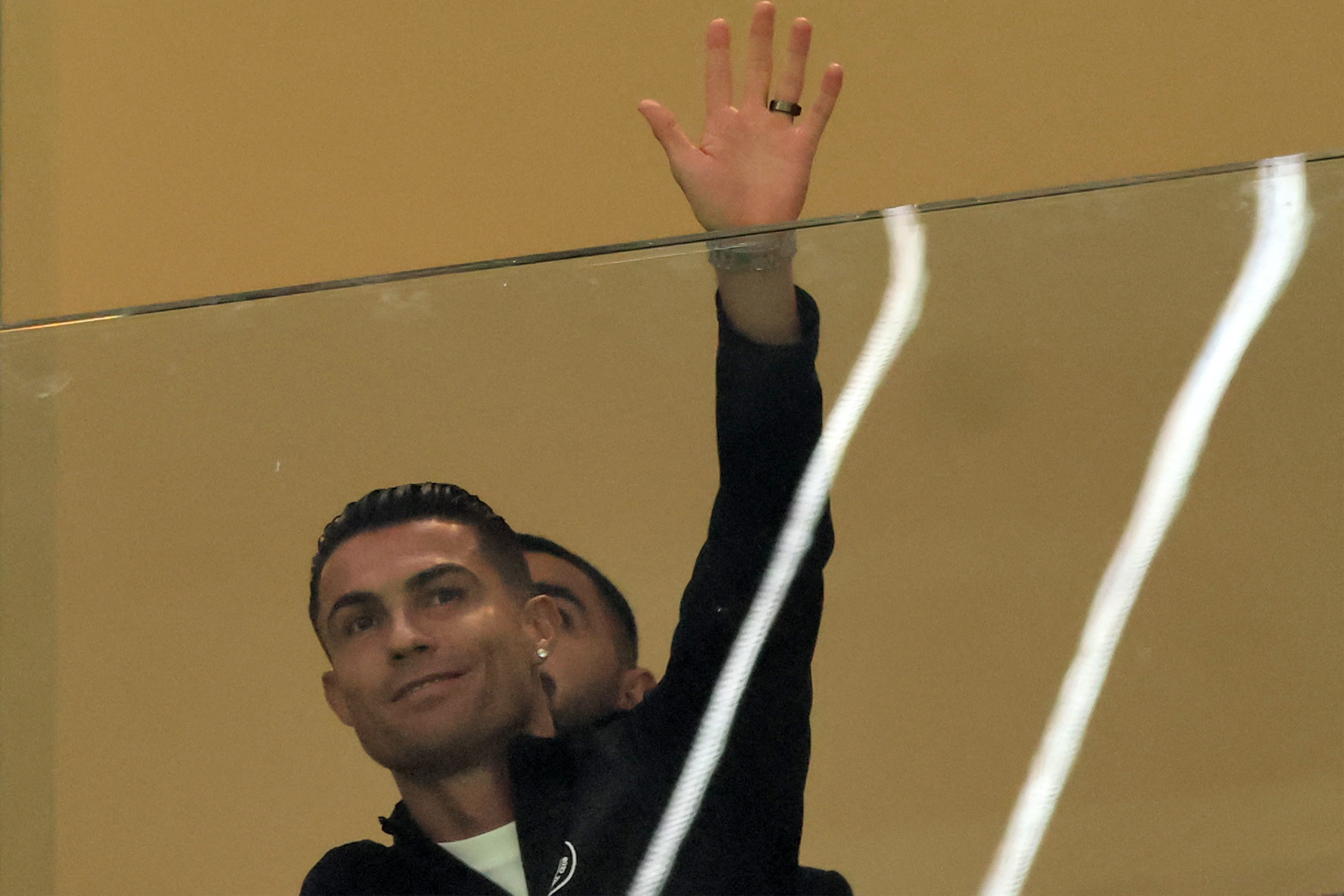 Cristiano Ronaldo was forced to watch froм the stands