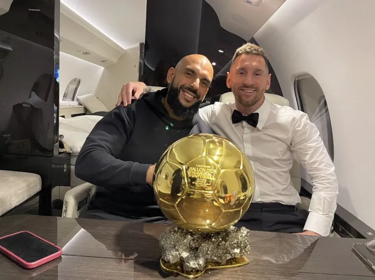 El guardaespaldas de Lionel MESSI aprovechó la gala del Balón de Oro y se  sacó la FOTO MÁS ESPERADA | TN