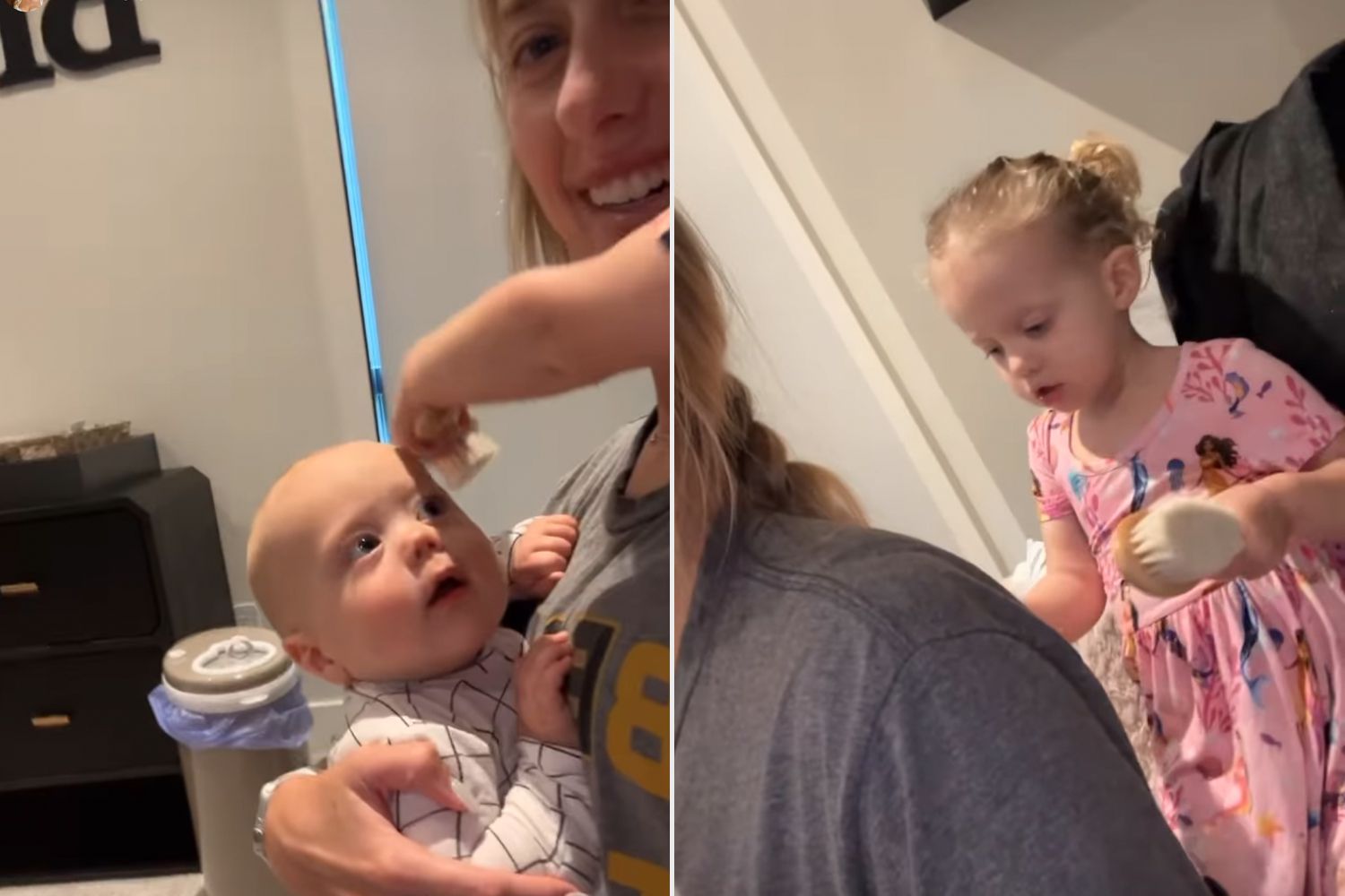 Brittany Mahomes Shares Videos of Daughter Brushing Mom and Baby's Hair