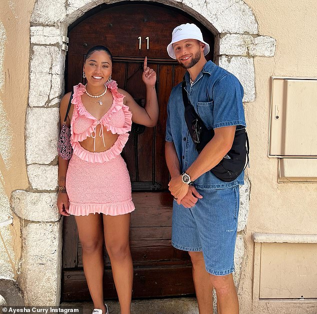 Ayesha Curry and sports star Stephen Curry celebrate their 11th wedding  anniversary in France | Daily Mail Online