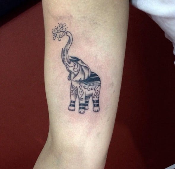 Tattoo voi mini nhỏ trên tay