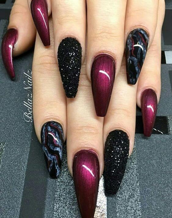 15+ Sultry Burgundy Manicure Ideas To Reveal Your Inner Sexy In Winter - 121