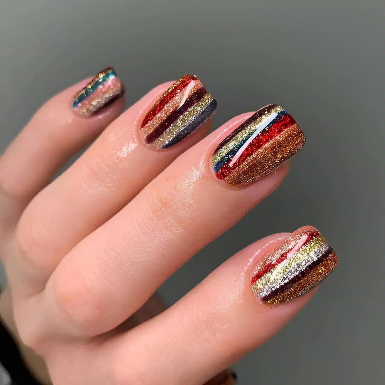 30 Glam Metallic Manicure Looks That Are The Top Of Feminity - 193