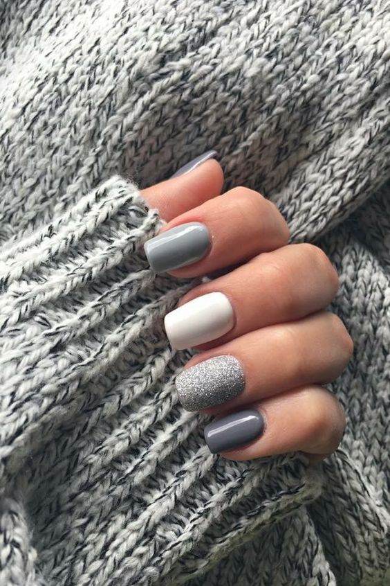 Be A Model: 30 Grey Nail Ideas Too Chic To Pass - 233