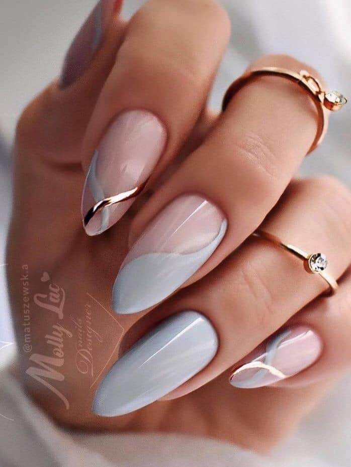 Be A Model: 30 Grey Nail Ideas Too Chic To Pass - 199