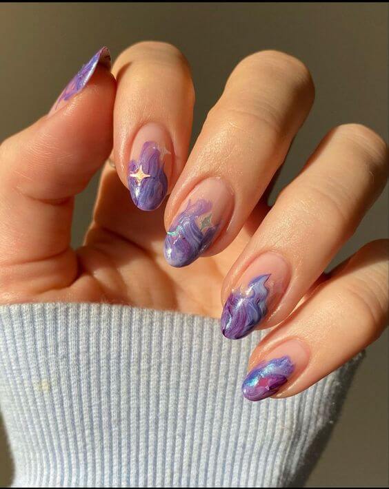 Hold The Sky In Your Hand With 34 Mesmerizing Star Nail Ideas - 227