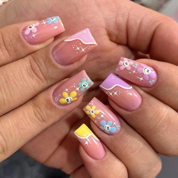 Hold The Sky In Your Hand With 34 Mesmerizing Star Nail Ideas - 237