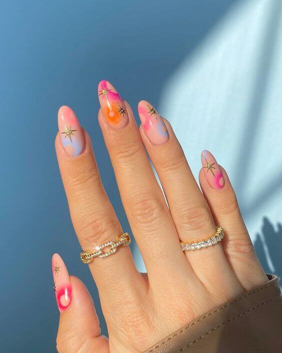 Hold The Sky In Your Hand With 34 Mesmerizing Star Nail Ideas - 211