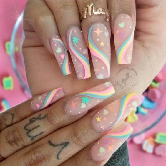 Hold The Sky In Your Hand With 34 Mesmerizing Star Nail Ideas - 247