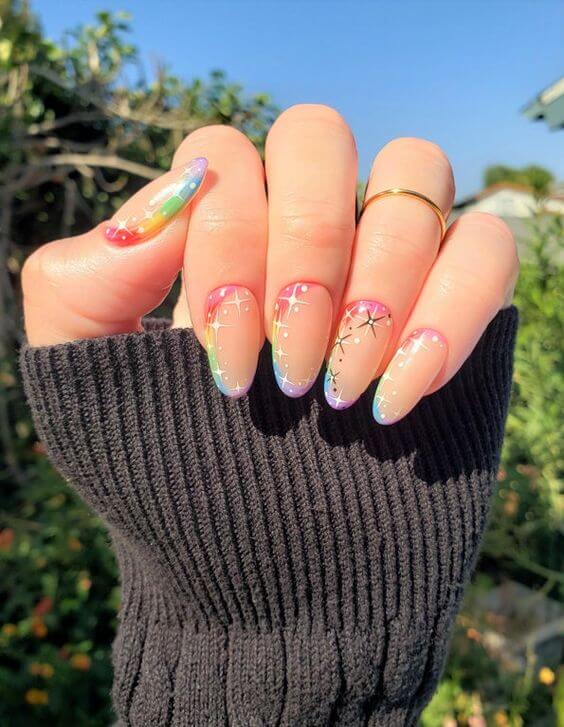 Hold The Sky In Your Hand With 34 Mesmerizing Star Nail Ideas - 253