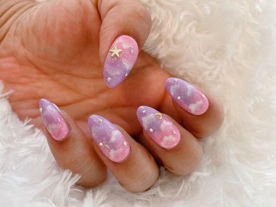 Hold The Sky In Your Hand With 34 Mesmerizing Star Nail Ideas - 263