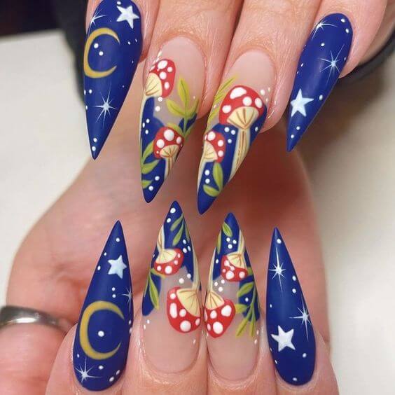 Hold The Sky In Your Hand With 34 Mesmerizing Star Nail Ideas - 267