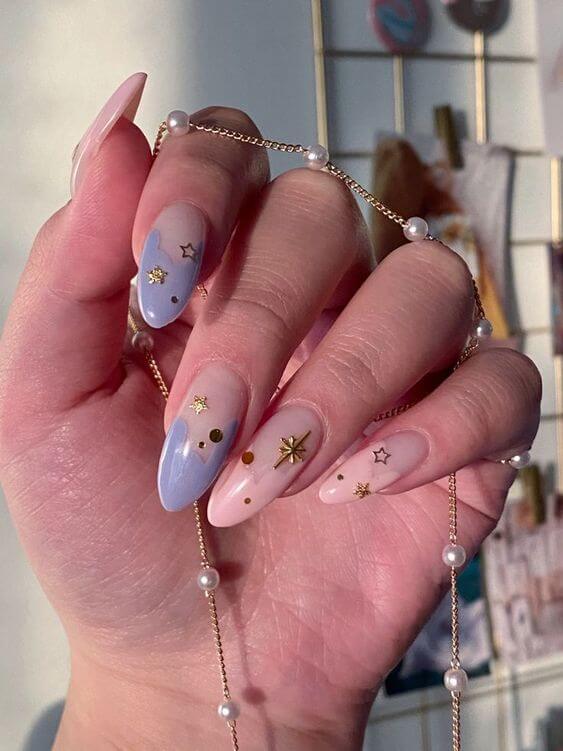 Hold The Sky In Your Hand With 34 Mesmerizing Star Nail Ideas - 225