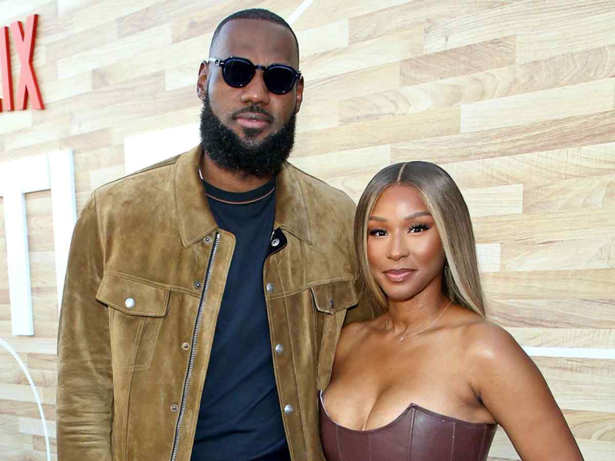 LeBron James with wife Savannah James