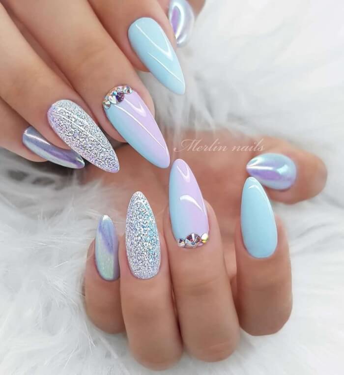40 Blue Nail Designs Belong In The Nail-Art Hall Of Fame - 307