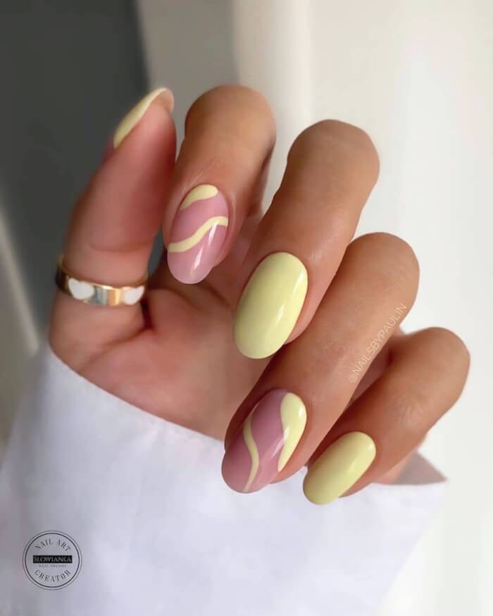 20+ Bright Yellow Nail Designs To Shine Like A Diamond - 141