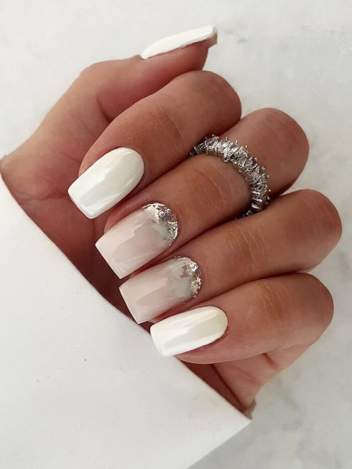 Pink and White Nail Designs