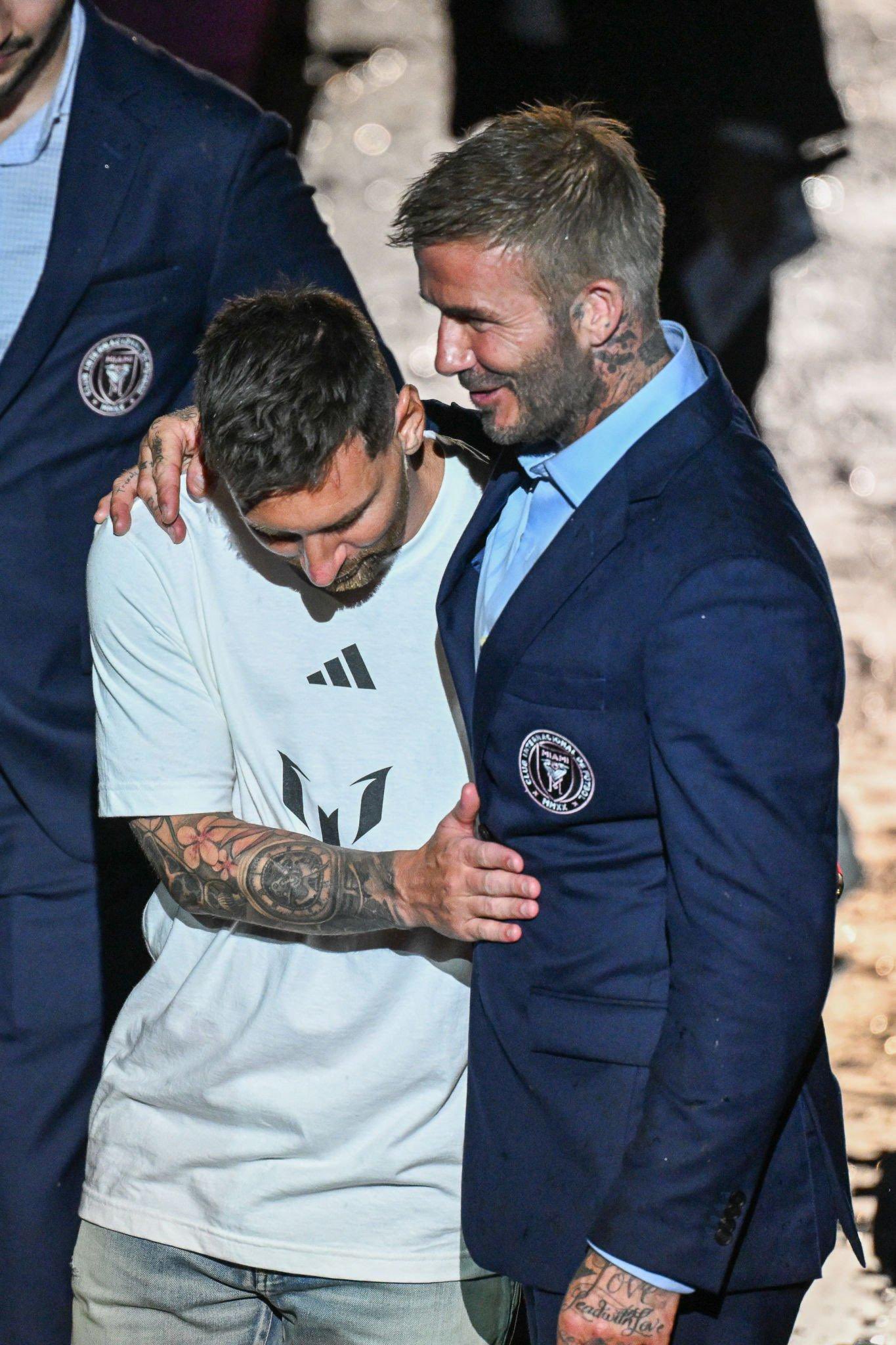 Leo Messi  Fan Club on X: "David Beckham: "Please forgive me for feeling  a little bit emotional tonight. It really is a dream come true to welcome  Lionel Messi to Inter