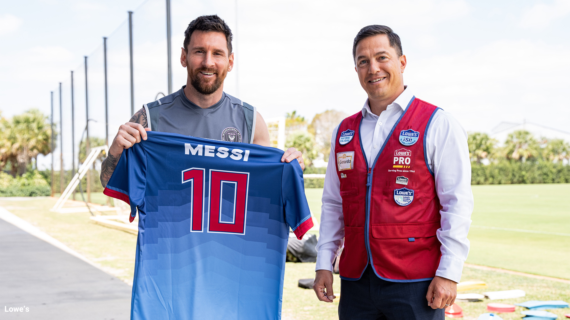 Lionel Messi signs multiyear deal with Lowe's home improvement