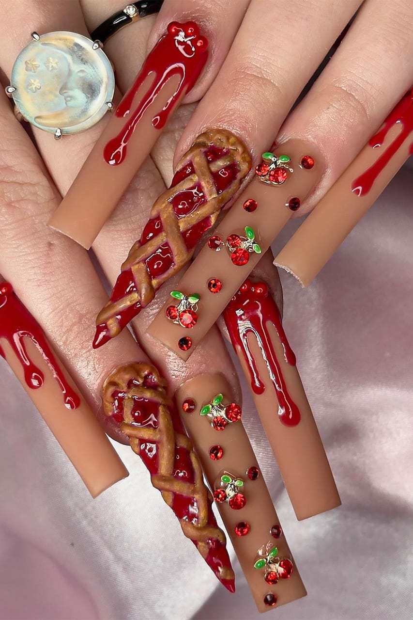 7 Dark Red Nail Ideas You Need For Fall 2023 | Hypebae