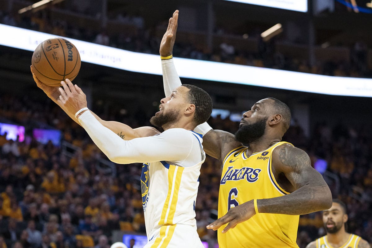 Why Warriors' Stephen Curry is such a 'f***ing problem,' per LeBron James