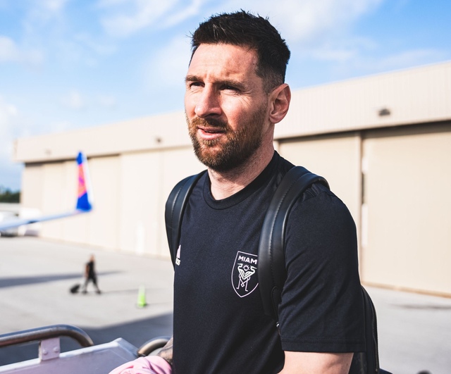 Messi boarded a plane with the entire Inter Miami team to fly to Mexico